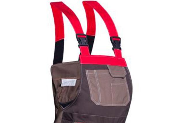 Coffee Contrast Colors Safety Work Clothes / Reflective Safety Workwear