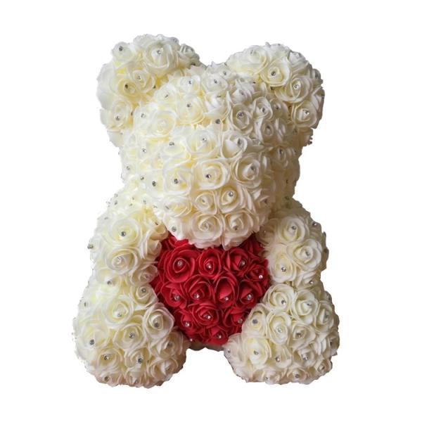 China manufacturer long lasting bear foam rose bear as lady gifts