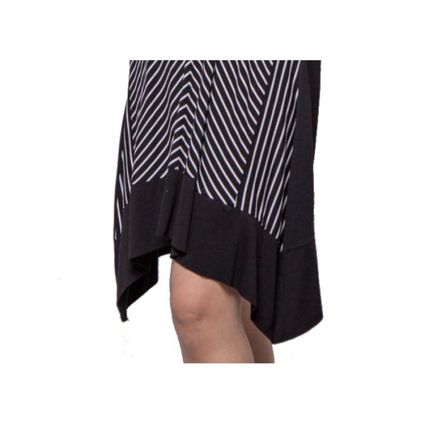 Black Sleepwear Night Dress Viscose Elastane Jersey Ladies Summer Pajamas With Solid Bnad