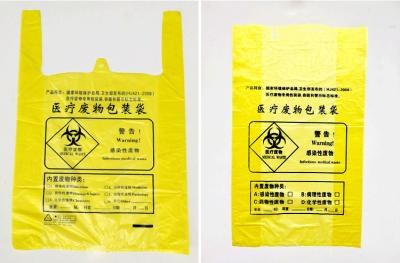 O desperdício azul do Biohazard ensaca grandes sacos de eliminação de resíduos customizáveis do Biohazard do tamanho