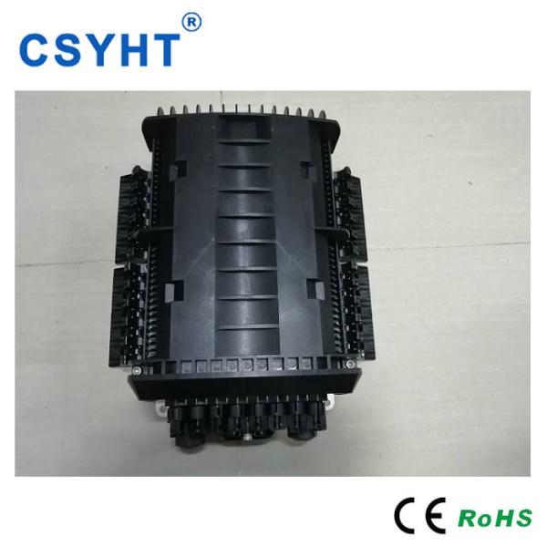 PP GF 48F Horizontal Fiber Optic Closure Plastic For FTTX Network