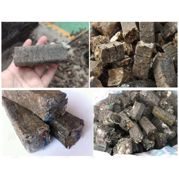 Msw Srf Rdf Briquette Machine Cloth Plastic Fabric RDF Briquetting Machine MSW To RDF SRF Briquette Plant