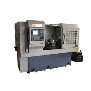 Torno de gerencio do metal do CNC da eficiência elevada com rosqueamento/aparamento/flangear/rolamento