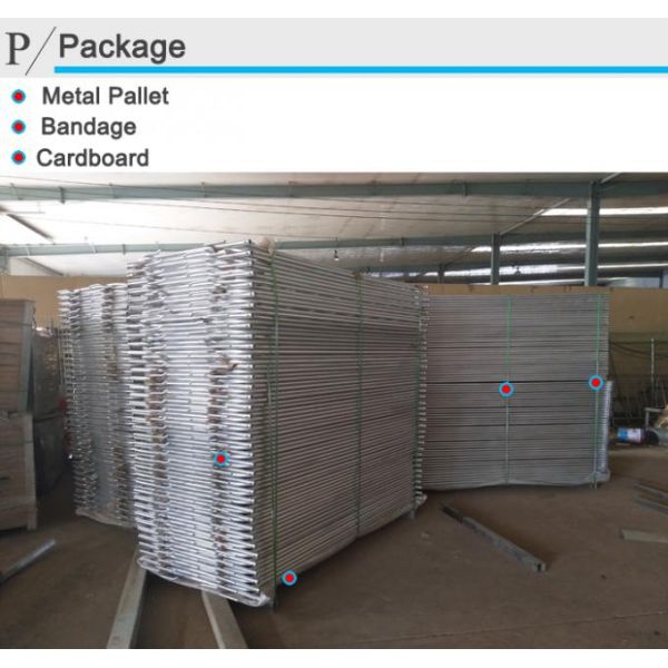 Welding / Punched Cross Feet / Bridge Feet Crowd Control Barriers 1100mm*2200mm