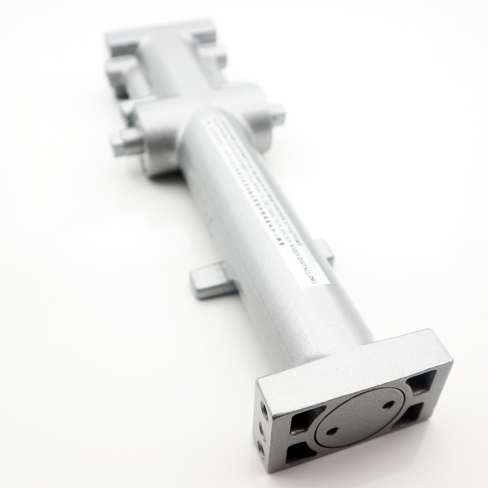 Серебряный гидравлический дверной скользящий замок для современной пожарной двери в стиле современного дизайна