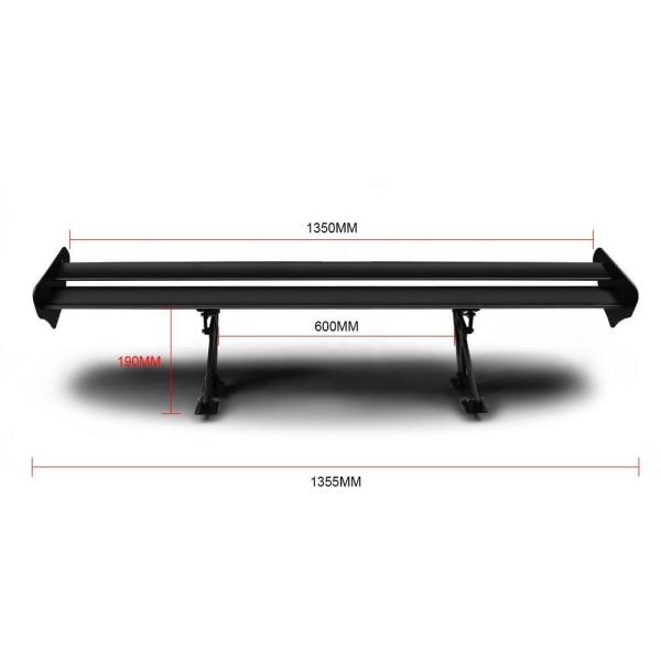 Universal Double Layer Auto Modified Spoiler With Screws