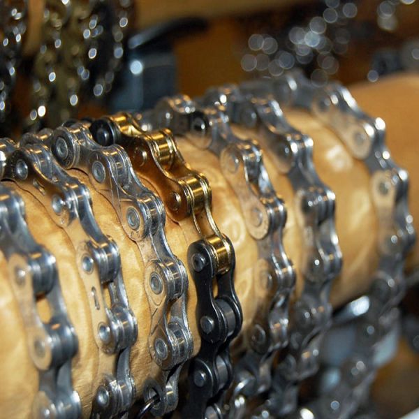 Retro Heavy Stainless Steel Bike Chain Antiqued Worn Look Motorcycle Chain Men Bracelet