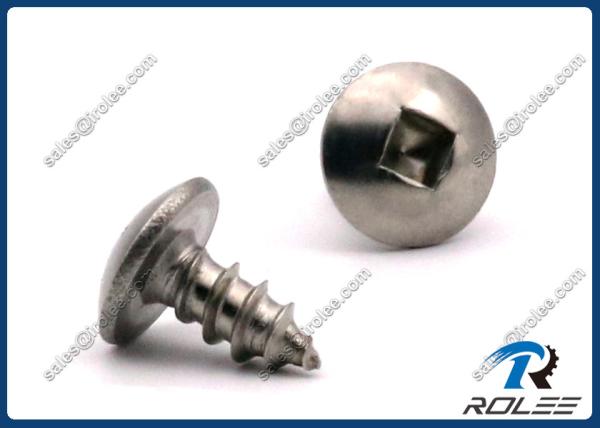 18-8 / 410 Stainless Robertson Square Drive Truss Head Sheet Metal Screws
