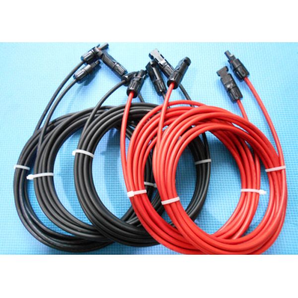 Power Station DC XLPE 4mm Solar Panel Extension Cable