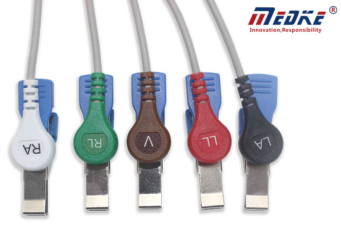 Мягкие аллигаторные зажимы Ecg хватальщика 91012058104 приложения щелчковые