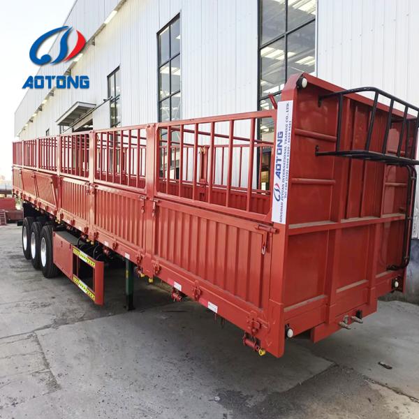 40ft 3-Axle Heavy-Duty Sidewall Semi Trailer for Bulk Cargo