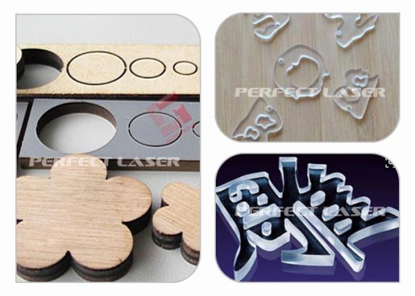 Hermetic And Detached Tube CO2 Laser Engraving Machine , Leather wood laser cutting machine