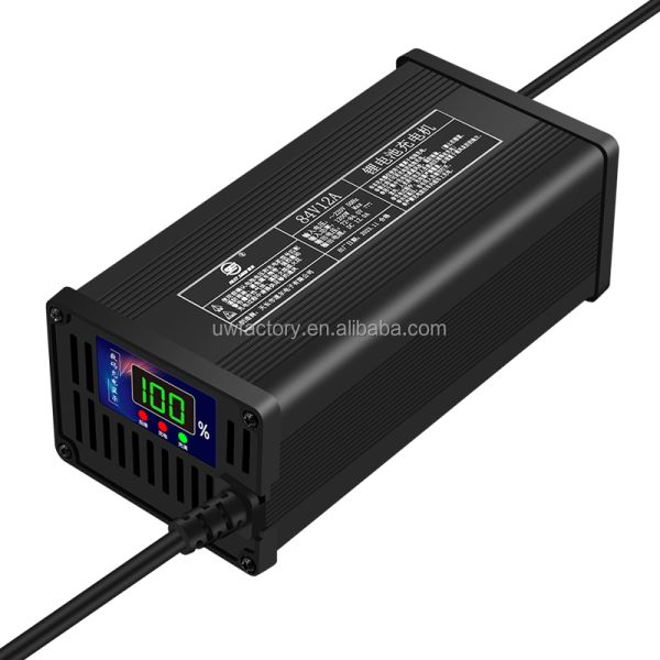 72V Battery Charger 20S 20A for Automatic Cars and Motorcycles Input 100-240V/0.15A Multi-Protection Safety Protection