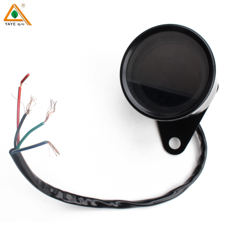 Universal LED Digital Speedometer Meter for Motorcycles 7 Color Lighting Changes New Condition