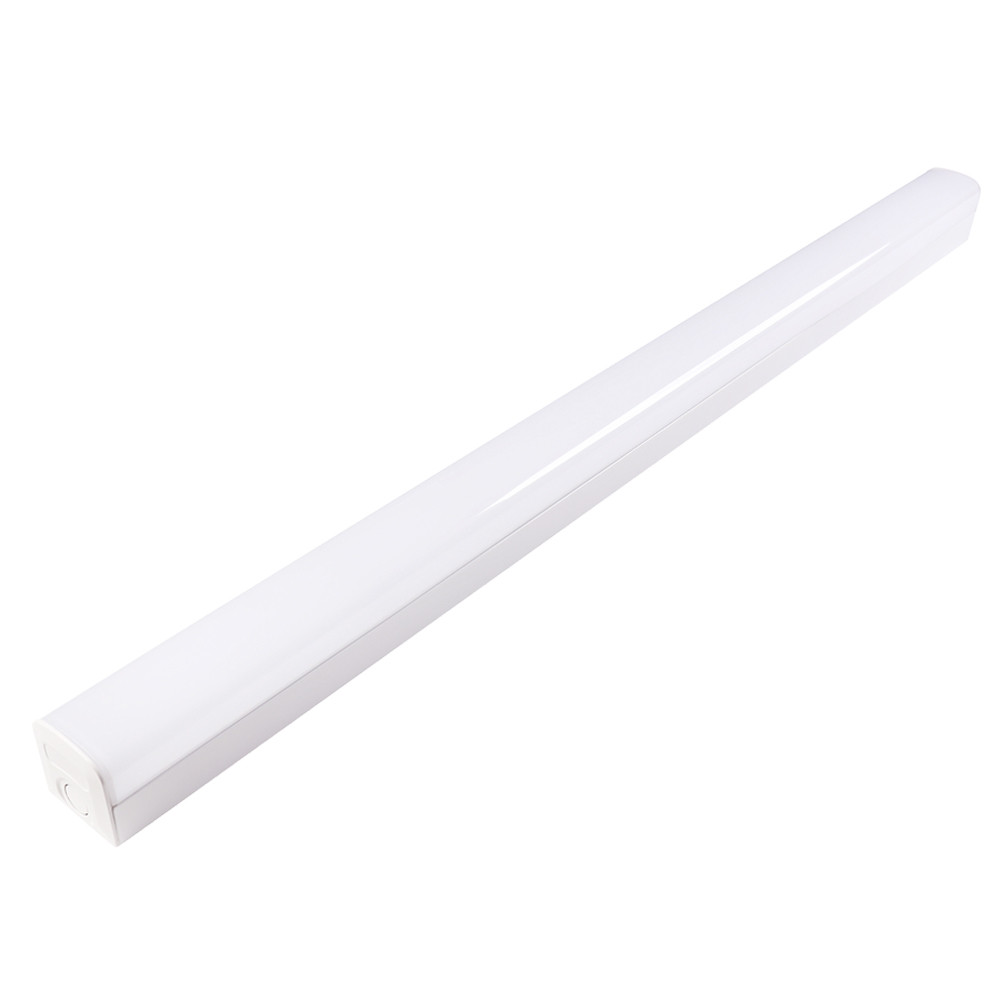 50000 Hours Lifespan Linear Strip Lighting 2ft 4ft 8ft LED Batten Tube Light Fixture