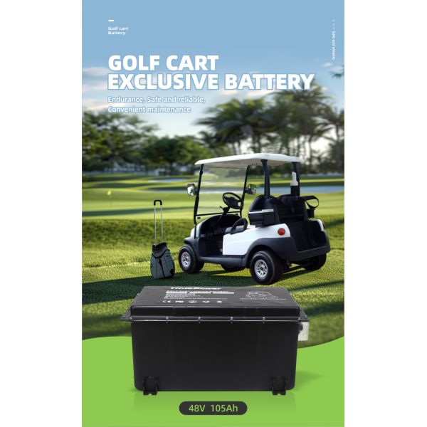 48V 105Ah Golf Cart Lithium Battery Lifepo4 Pack Prismatic With BMS