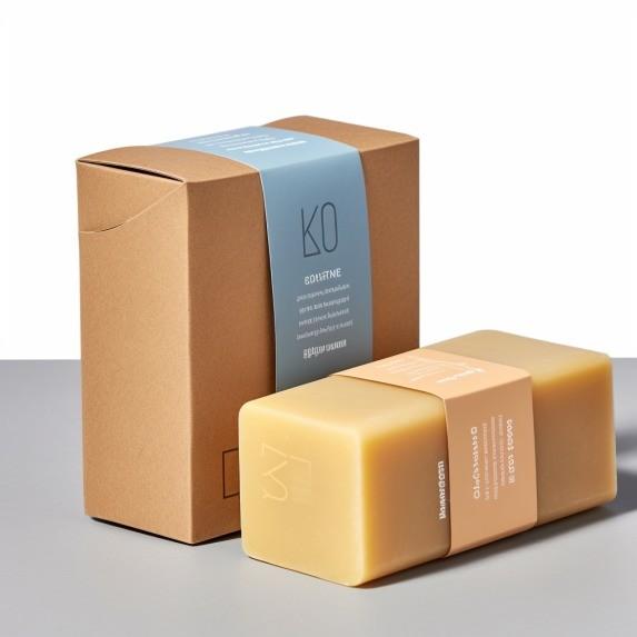 CMYK Pantone Color Printing Custom Logo Design Impresso Kraft Paper Sabão Caixa de presente