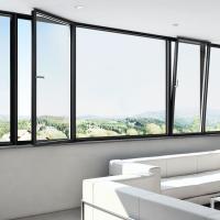 Incline a volta que o dobro claro isolou o funil aberto Windows da ventilação da janela de vidro para dentro