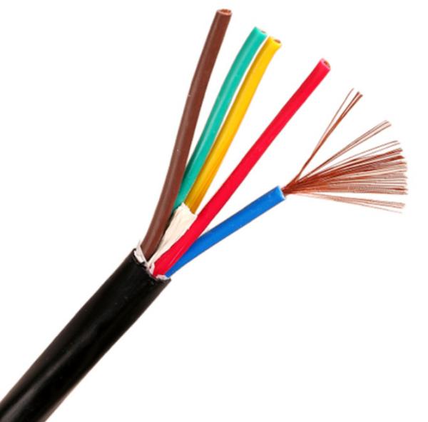 BVR Flexible Electrical Cable Copper Wire Yellow / Green Earth Grounding