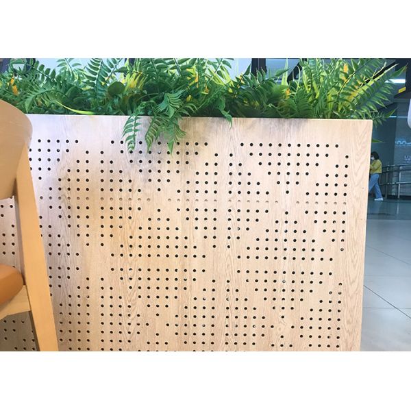 12mm Melamine Mdf Perforated Board For Gondola Shelving Furniture