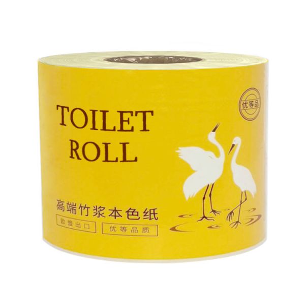 Wholesale Toilet Paper 1/2/3 Ply Roll Tissue Custom Colored  Bamboo Toilet Paper