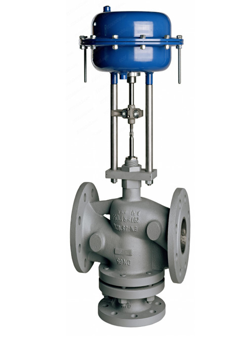 Клапан-бабочка стали углерода ANSI 150 пневматическая сработанная, двойная смещенная клапан-бабочка