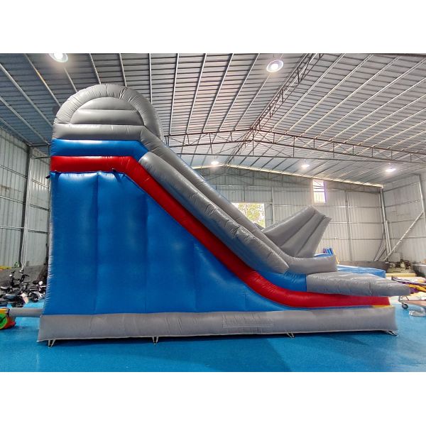 Commercial Inflatable Dry Slide Airplane Model Double Slides Inflatable Castle For Kids And Adults