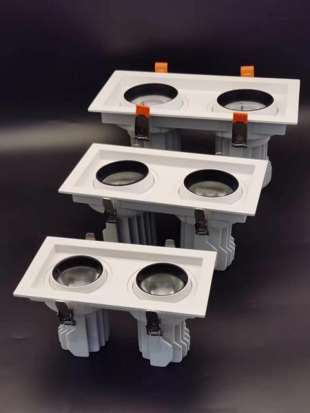 5000K 6000K Restaurants 40 Watt Indoor LED Spotlights BRIDGELUX DALI Dimmer