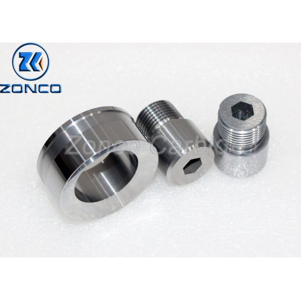 100% Tungsten Carbide Drill Bit Nozzle Cemented Carbide Wear Parts High Precision