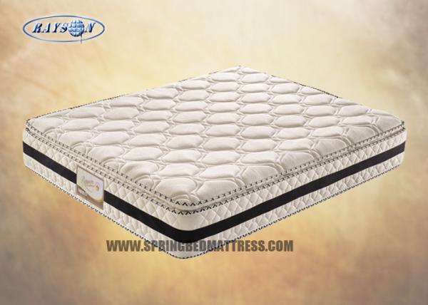 Hotel Pillow Top Compressed Mattress , 8 Inch Pocket Spring Latex Mattress