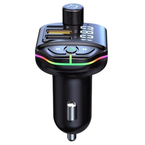 Bluetooth 5.0 12W Car FM Transmitter Hands Free Car Mp3 Player Transmitter
