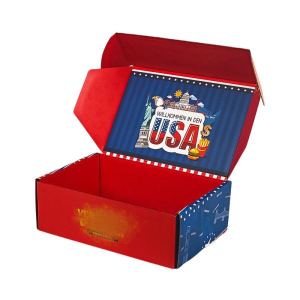 Personalized digital printing mailer custom logo packaging boxes corrugated cosmetic beauty products clothing shipping boxes