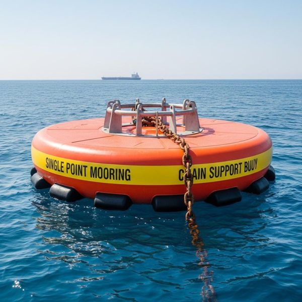Single Point Mooring System Use General Surface Chain Support Buoy
