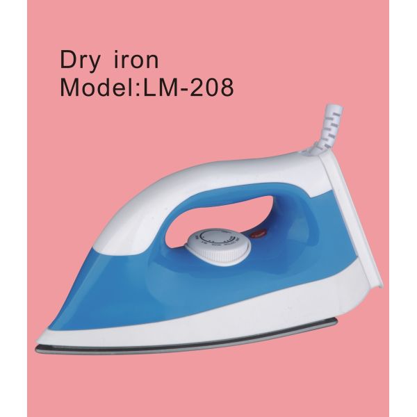 110/230V-60/50Hz LM-207 Dry Iron with Aluminum Soleplates Material