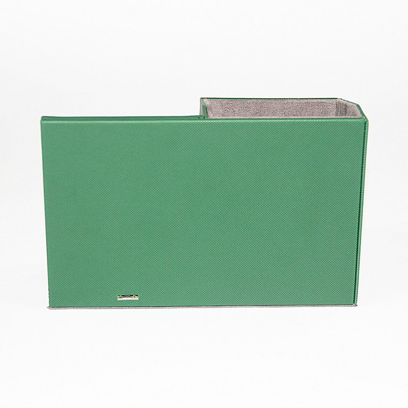 Держатель ручки PU изготовленного на заказ логотипа СИД универсального кожаного стола держателя карандаша беспроводной поручая кожаный