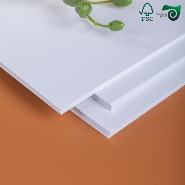 120g 144g Carton non recouvert dégradable résistant aux déchirures pour les contenants alimentaires