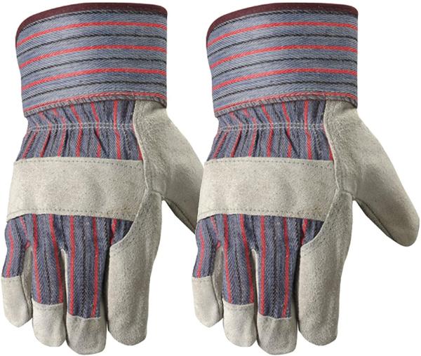 Palm Tig Welding Cow 100% Split Cowhide Leather Gloves Unlined