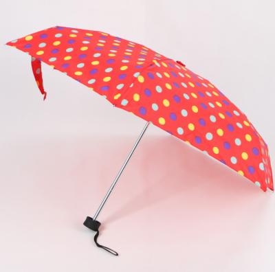 19 Inch Mini Pocket Compact Travel Umbrella For Promotional Events Uv Coating Inside