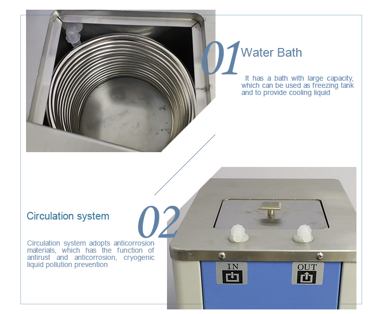 Охладитель лаборатории гликоля оборудования лаборатории 5L охладителя небольшой