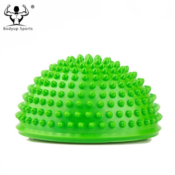 PVC Inflatable Half Ball Foot Massager , Durable Half Balls For Feet 16*9 Cm