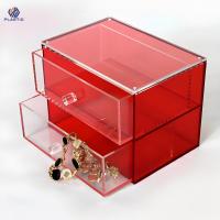 Rectangular Shape Stackable Acrylic Box Storage For Jewelry Customizable