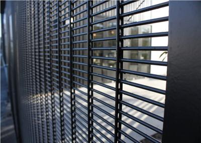 Double Wire Welded Security Fence , 1m Silver Galvanized Wire Fence Panels