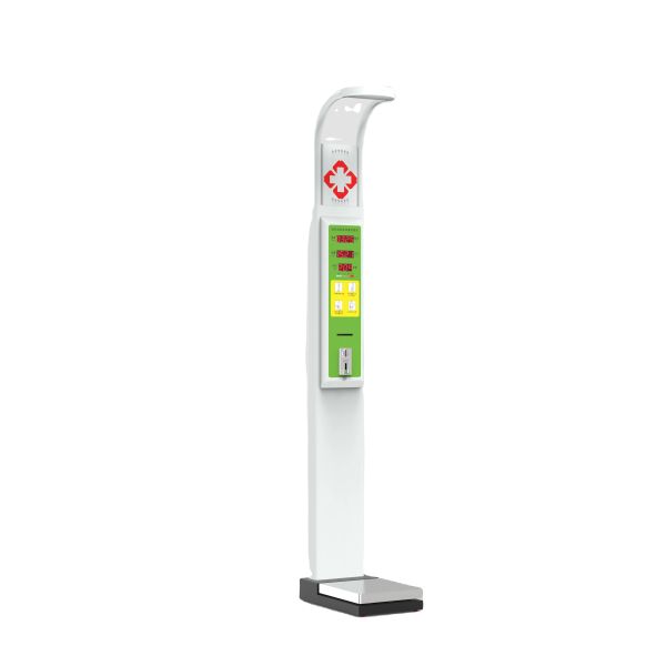 Steel Coin-Operated Height and Weight Measuring Machine with Packing Size 104*34*35cm