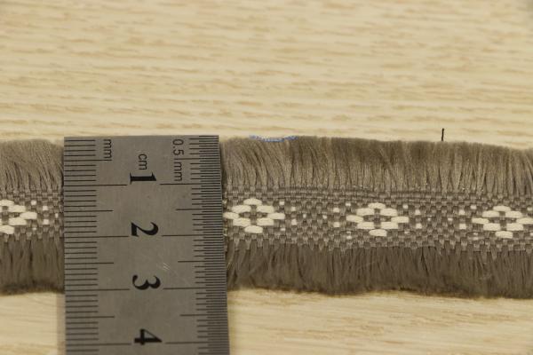 30mm Fabric Tape For Clothes Jacquard Webbing Brown Color Twiedged