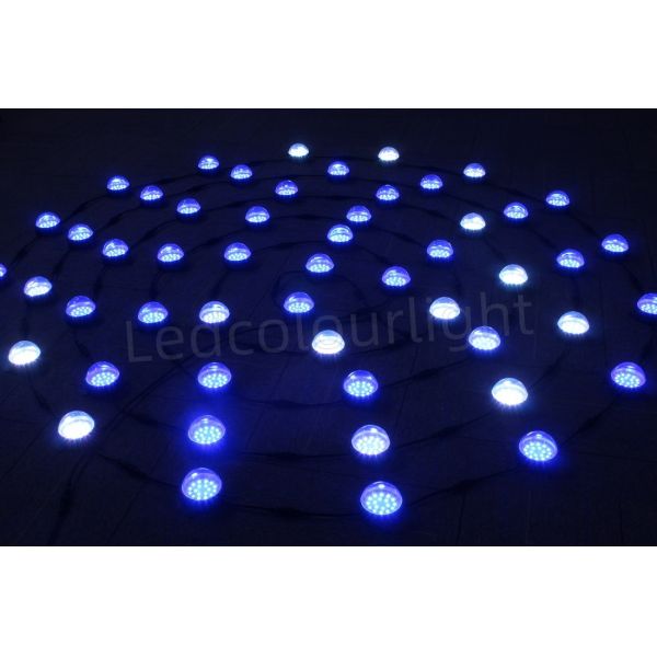 Outdoor IP68 100mm DC24V DMX RGB LED Pixel Dot Light for Facade Landscape