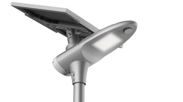 ROHS Intelligent Integrated Solar LED Street Light 4000LM With Human Body Induction