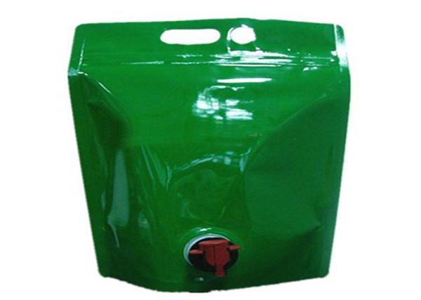 Stand Up Plastic Drink Bags , Customed Printed Liquid Spout Bags With Gas Check