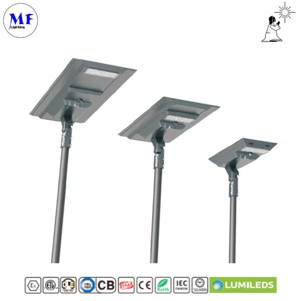 Lumière de stationnement extérieure intégrée à l'éclairage solaire LED