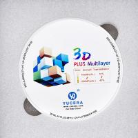 900MPA 49% Translucent 3D Multilayer Zirconia Block