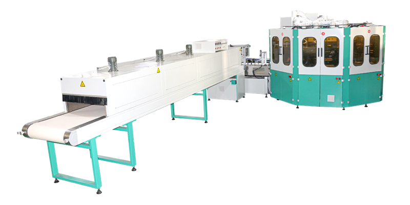 Up To 60pcs/Min Bottle Screen Printer For Plastic Metal And Glass Material Bottles With IR Curing